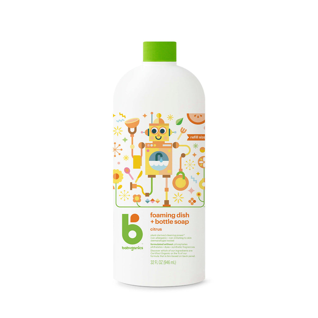 foaming dish & bottle soap refill, 946ml, citrus Expiry: Dec 2025