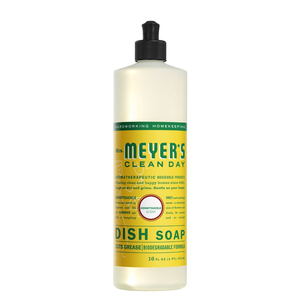 Mrs Meyers Liquid Dish Soap Honeysuckle 473ml