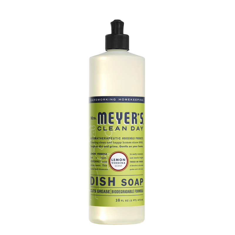 Mrs Meyers Liquid Dish Soap Lemon Verbena 473ml