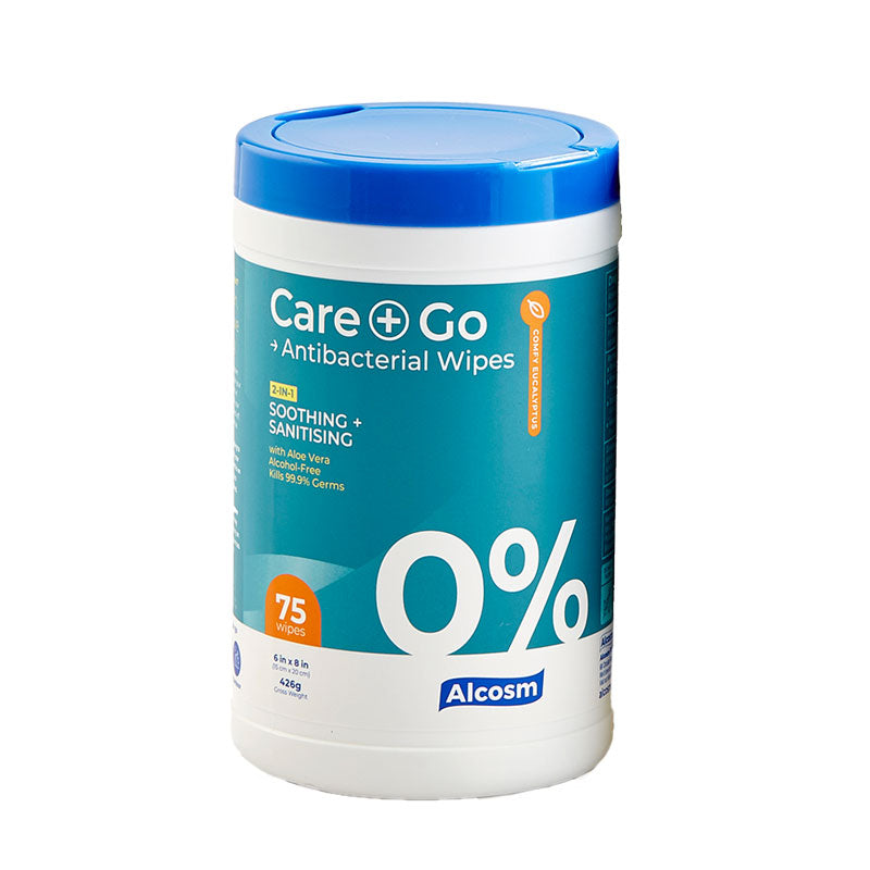 Alcosm Antibacterial Wipes (Canister) 75's