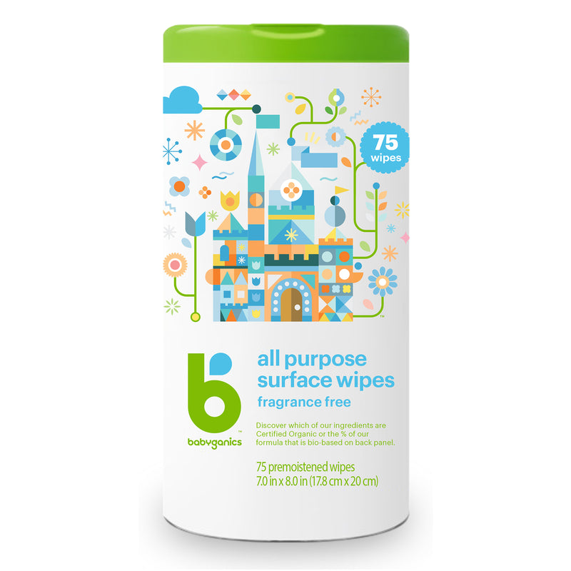 all purpose wipes, 75 sheets, fragrance free